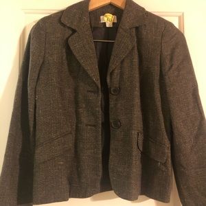Ann Taylor LOFT Brown Blazer size 2P